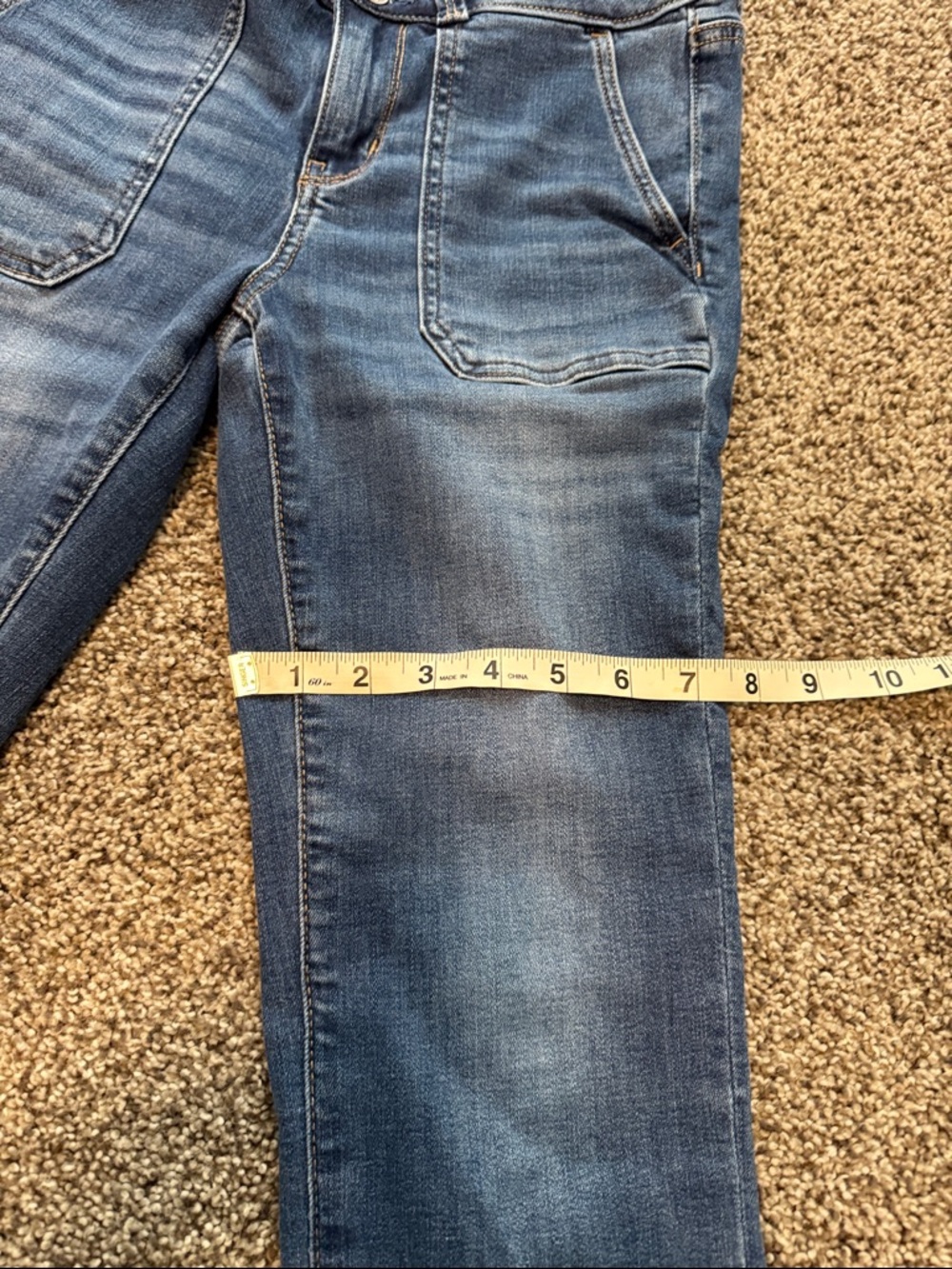 American Eagle Outfitters Women's Artist Crop Capri/Ankle Jeans - Picture 6 of 11